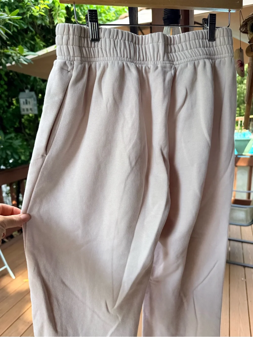 Nike Women's Light Beige High-Waist Joggers